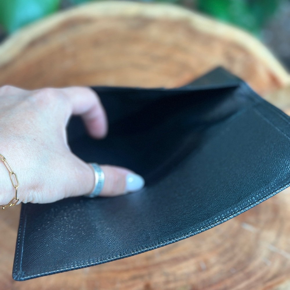 Louis Vuitton Epi Passport Holder / Long Continental Wallet Black CA1002 - Picture 8 of 12